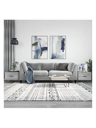 Sonata H Кафе маси, 2 бр, сив сонома, 50x50x40 см, инженерно дърво