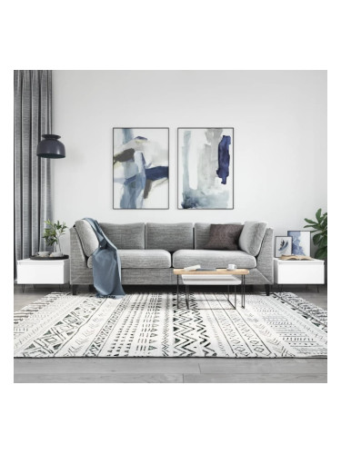 Sonata H Кафе маси, 2 бр, бели, 50x46x35 см, инженерно дърво