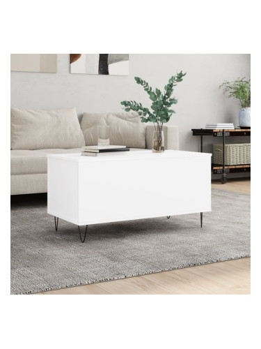 Sonata H Кафе маса, бяла, 90x44,5x45 см, инженерно дърво