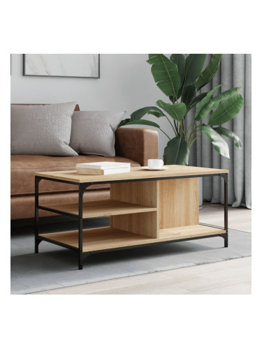 Sonata H Кафе маса, дъб сонома, 100x50x45 см, инженерно дърво