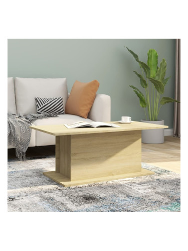 Sonata H Кафе маса, сонома дъб, 102x55,5x40 см, инженерно дърво