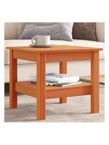 Sonata H Кафе маса, восъчнокафяв, 45x45x40 см, борово дърво масив