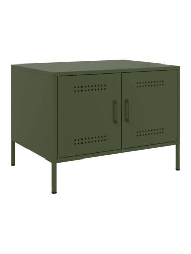 Sonata H Маса за кафе, маслиненозелено, 68x50x50,5 см, стомана