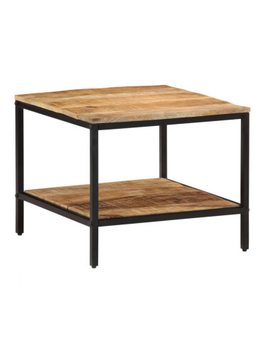 Sonata H Маса за кафе, 55x55x45 см, грубо мангово дърво масив