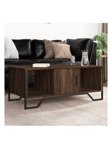 Sonata H Кафе маса, кафяв дъб, 100x51x40 см, инженерно дърво