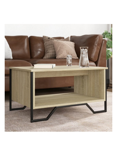 Sonata H Маса за кафе, дъб сонома, 75x51x40 см, инженерно дърво