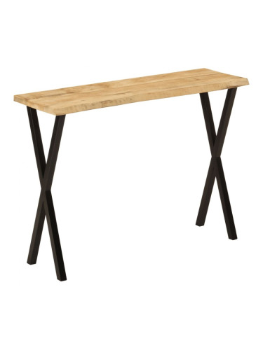 Sonata H Конзолна маса с жив ръб 105x33x76 см масивно мангово дърво