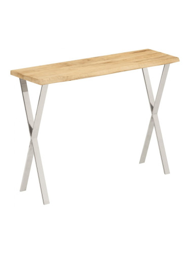 Sonata H Конзолна маса с жив ръб 105x33x76 см масивно мангово дърво