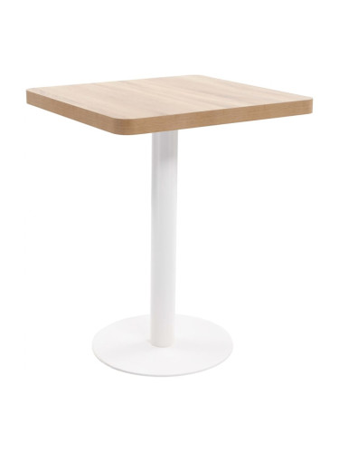 Sonata H Бистро маса, светлокафява, 60x60 см, МДФ