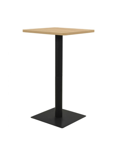 Sonata H Бистро маса, дъбов цвят, 70x70x107 см