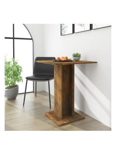 Sonata H Бистро маса, опушен дъб, 60x60x75 см, инженерно дърво