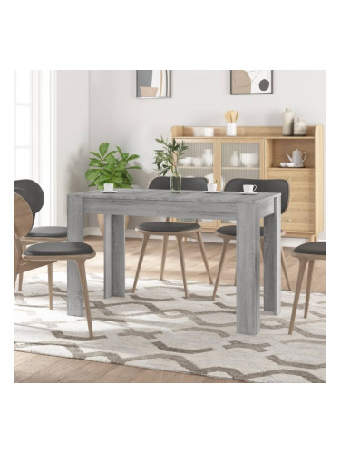 Sonata H Трапезна маса, сив сонома, 120x60x76 см, инженерно дърво