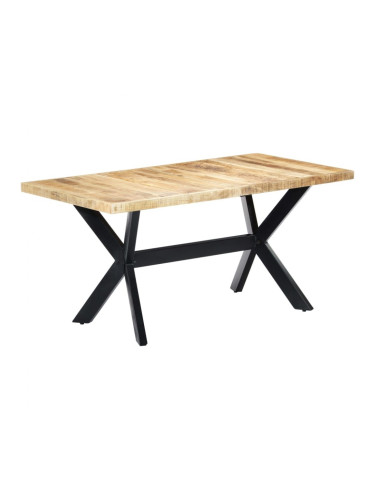 Sonata H Трапезна маса, 160x80х75 cм, грубо мангово дърво масив