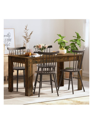 Sonata H Трапезна маса, опушен дъб, 140x74,5x76 см, инженерно дърво