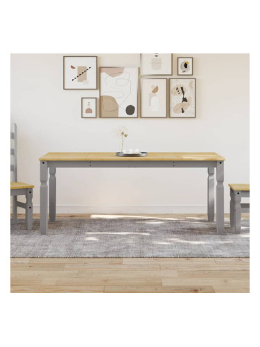 Sonata H Тоалетка Corona, сива, 180x90x75 см, бор масив