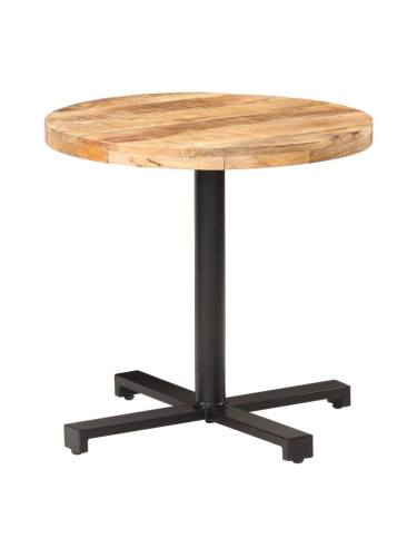 Sonata H Бистро маса, кръгла, Ø80x75 см, грубо мангово дърво