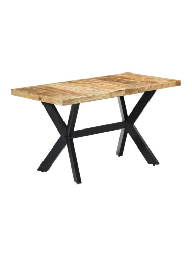 Sonata H Трапезна маса, 140x70x75 cм, грубо мангово дърво масив