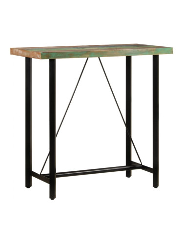 Sonata H Бар маса 110x55x107 см масивно регенерирано дърво и желязо