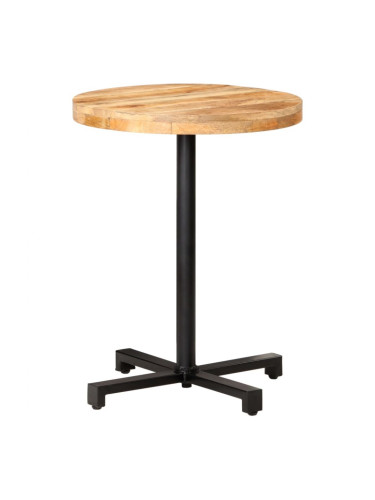 Sonata H Бистро маса, кръгла, Ø60x75 см, грубо мангово дърво