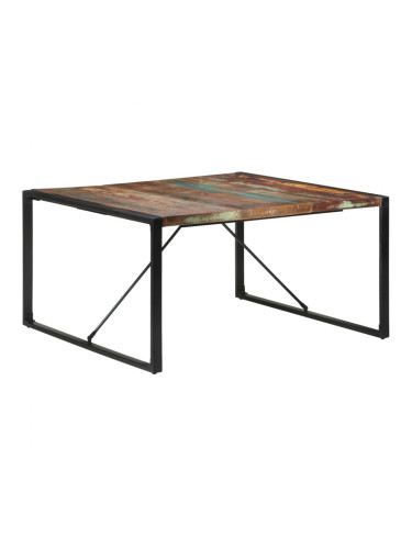 Sonata H Трапезна маса, 140x140x75 cм, регенерирано дърво масив