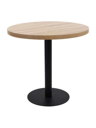 Sonata H Бистро маса, светлокафява, 80 см, МДФ