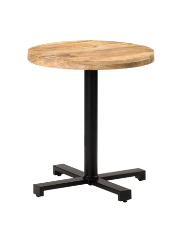 Sonata H Бистро маса, кръгла, Ø70x75 см, грубо мангово дърво