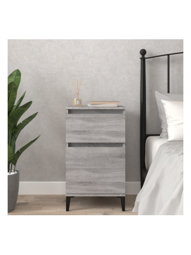 Sonata H Нощно шкафче, сив сонома, 40x35x70 см