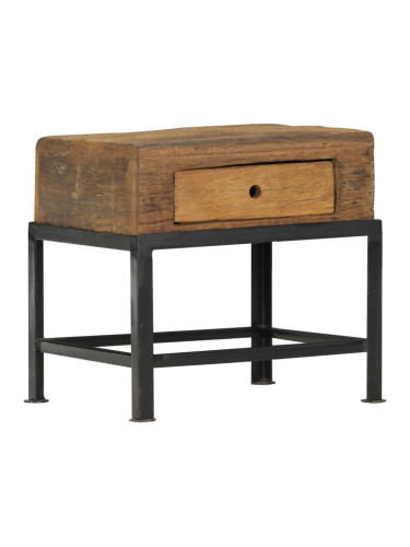 Sonata H Нощно шкафче, 40x35x40 см, регенерирано дърво масив