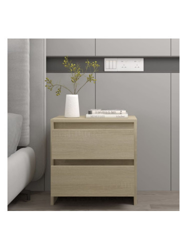Sonata H Нощно шкафче, сонома дъб, 45x34,5x44,5 см, инженерно дърво