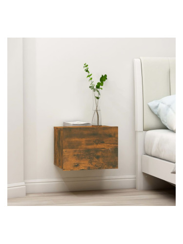 Sonata H Нощно шкафче, опушен дъб, 40x30x30 см, инженерно дърво