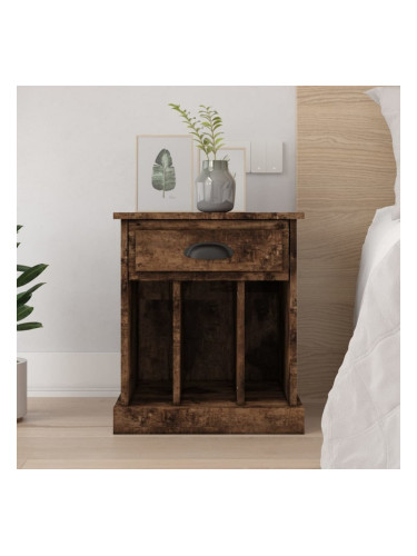 Sonata H Нощно шкафче, опушен дъб, 43x36x50 см