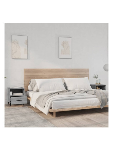 Sonata H Нощни шкафчета, 2 бр, сив сонома, инженерно дърво