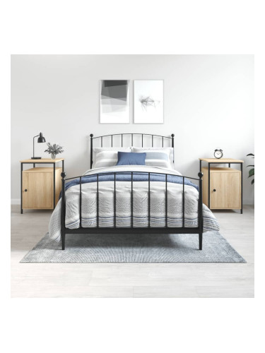 Sonata H Нощни шкафчета, 2 бр, сонома дъб, 40x42x60 см, инженерно дърво