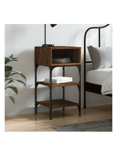 Sonata H Нощна масичка, кафяв дъб, 35x34,5x70 см, инженерно дърво