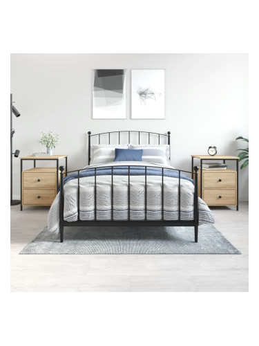 Sonata H Нощни шкафчета, 2 бр, сонома дъб, 44x45x60 см, инженерно дърво