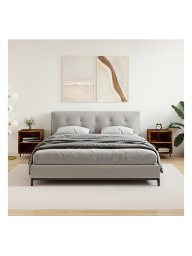 Sonata H Нощни шкафчета 2 бр опушен дъб 40x30x50 см инженерно дърво