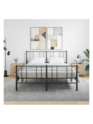 Sonata H Нощни шкафчета 2 бр дъб сонома 40x35x47,5 см инженерно дърво