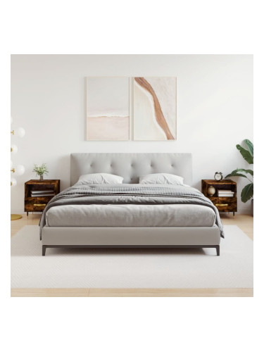 Sonata H Нощни шкафчета 2 бр опушен дъб 40x35x47,5 см инженерно дърво