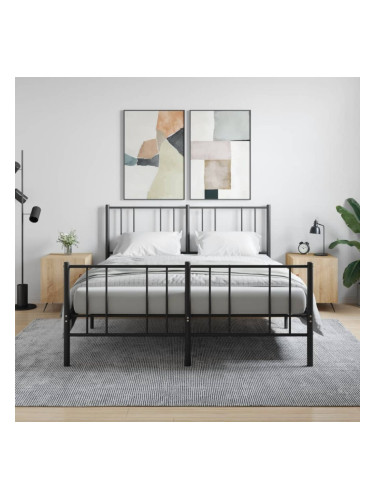 Sonata H Нощни шкафчета 2 бр дъб сонома 40x40x50 см инженерно дърво