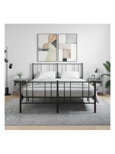 Sonata H Нощни шкафчета 2 бр сив сонома 40x35x47,5 см инженерно дърво