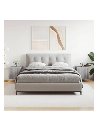 Sonata H Нощни шкафчета, 2 бр, сив сонома, 40x40x50 см, инженерно дърво