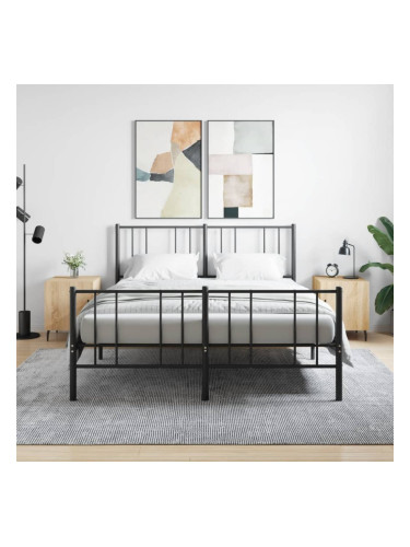 Sonata H Нощни шкафчета 2 бр дъб сонома 40x40x50 см инженерно дърво