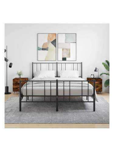 Sonata H Нощни шкафчета 2 бр опушен дъб 40x35x47,5 см инженерно дърво