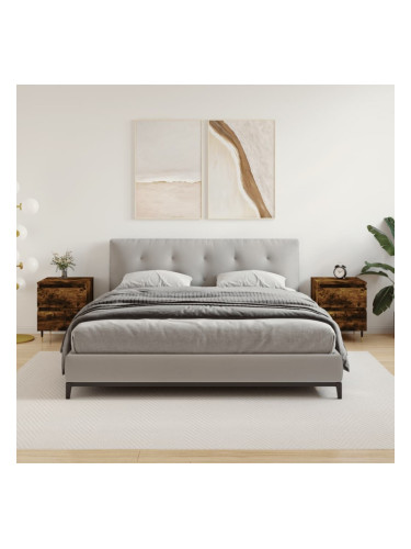 Sonata H Нощни шкафчета, 2 бр, опушен дъб, 40x35x50 см, инженерно дърво