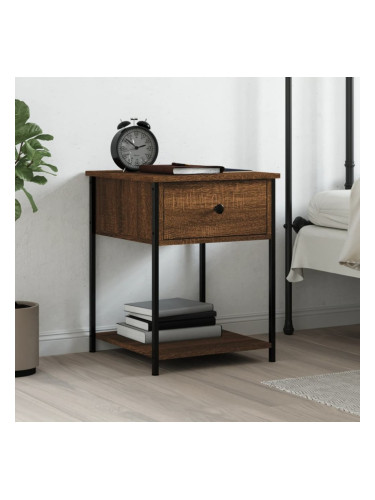 Sonata H Нощна масичка, кафяв дъб, 44x45x58 см, инженерно дърво