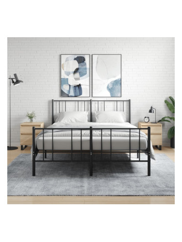 Sonata H Нощни шкафчета, 2 бр, сонома дъб, 40x35x50 см, инженерно дърво