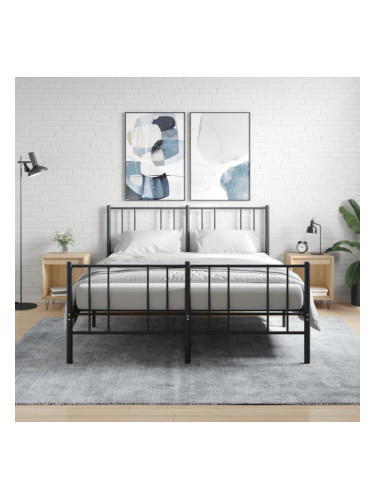 Sonata H Нощни шкафчета, 2 бр, сонома дъб, 40x35x50 см, инженерно дърво