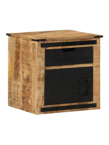 Sonata H Нощно шкафче, 45x40x45 см, масивна мангова дървесина