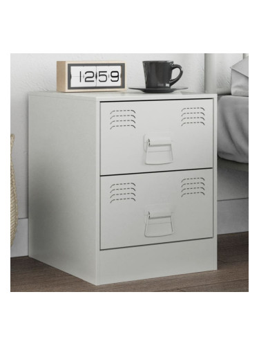 Sonata H Нощно шкафче, бяло, 34,5x39х44 см, стомана