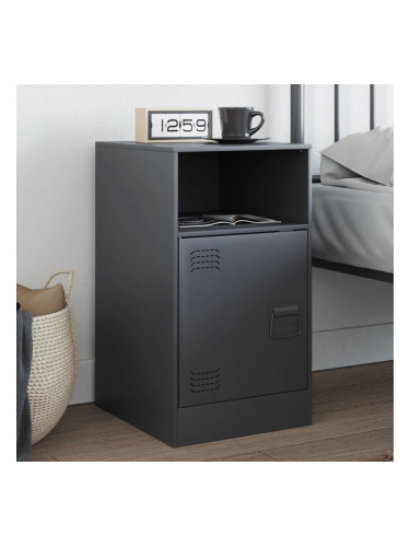 Sonata H Нощно шкафче, антрацит, 34,5x39x62 см, стомана